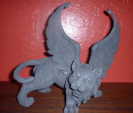 Lion Gargoyle, female