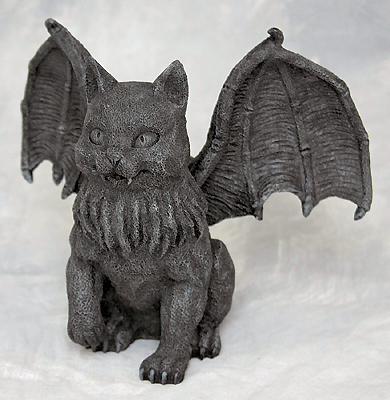 Cat Gargoyle candle holder