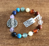 Chakra charm bracelet 