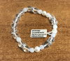 Quartz, Pearl and Rainbow Moonstone Bracelet