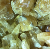 Calcite, Amber 